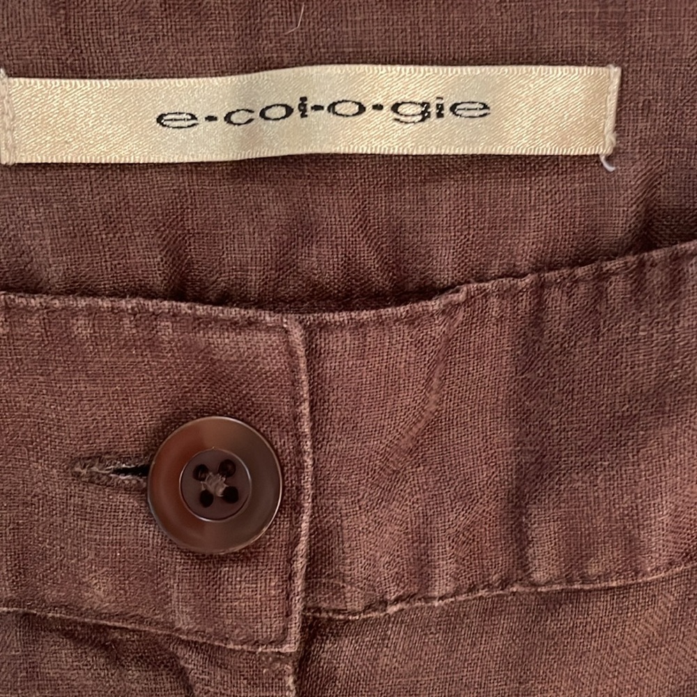 Linen wide leg pants by ecologie - Picture 3 of 4